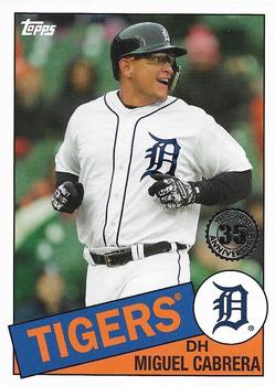 2020 Topps - 1985 Topps Baseball 35th Anniversary (Series One) #85-43 Miguel Cabrera Front