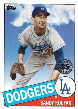 2020 Topps - 1985 Topps Baseball 35th Anniversary (Series One) #85-55 Sandy Koufax Front