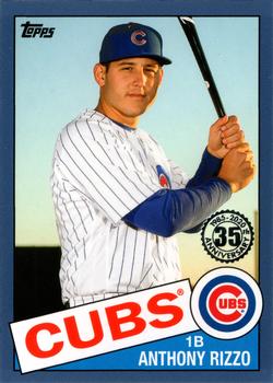 2020 Topps - 1985 Topps Baseball 35th Anniversary Blue (Series One) #85-24 Anthony Rizzo Front