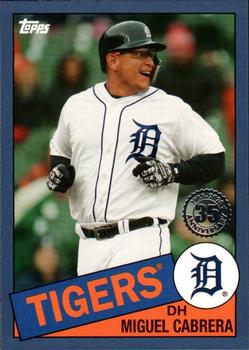 2020 Topps - 1985 Topps Baseball 35th Anniversary Blue (Series One) #85-43 Miguel Cabrera Front