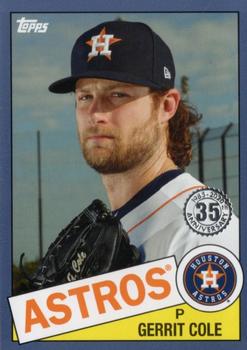 2020 Topps - 1985 Topps Baseball 35th Anniversary Blue (Series One) #85-46 Gerrit Cole Front