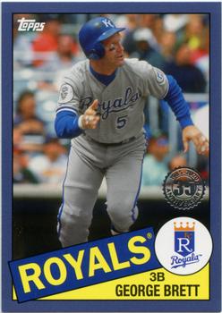 2020 Topps - 1985 Topps Baseball 35th Anniversary Blue (Series One) #85-53 George Brett Front