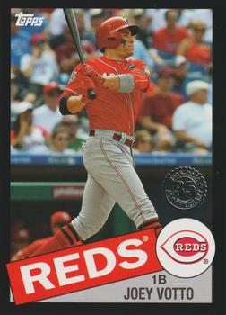 2020 Topps - 1985 Topps Baseball 35th Anniversary Black (Series One) #85-34 Joey Votto Front