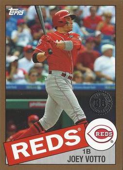 2020 Topps - 1985 Topps Baseball 35th Anniversary Gold (Series One) #85-34 Joey Votto Front