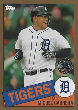 2020 Topps - 1985 Topps Baseball 35th Anniversary Gold (Series One) #85-43 Miguel Cabrera Front