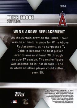 2020 Topps - Decade of Dominance #DOD-9 Mike Trout Back