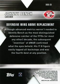 2020 Topps - Decade of Dominance #DOD-20 Johnny Bench Back