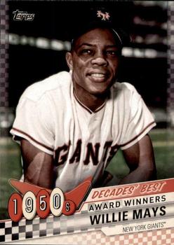2020 Topps - Decades' Best (Series One) #DB-1 Willie Mays Front