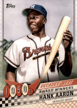 2020 Topps - Decades' Best (Series One) #DB-4 Hank Aaron Front