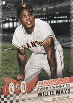 2020 Topps - Decades' Best (Series One) #DB-6 Willie Mays Front