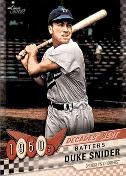2020 Topps - Decades' Best (Series One) #DB-13 Duke Snider Front