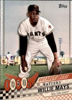 2020 Topps - Decades' Best (Series One) #DB-17 Willie Mays Front