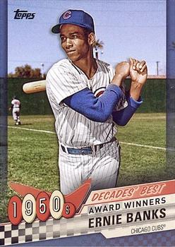 2020 Topps - Decades' Best Blue (Series One) #DB-2 Ernie Banks Front