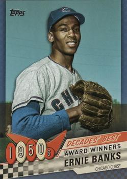 2020 Topps - Decades' Best Blue (Series One) #DB-3 Ernie Banks Front