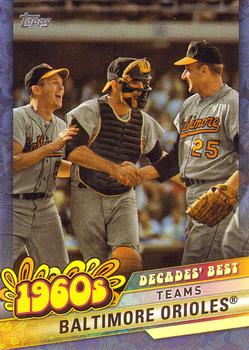 2020 Topps - Decades' Best Blue (Series One) #DB-27 Baltimore Orioles Front