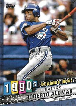 2020 Topps - Decades' Best Blue (Series One) #DB-57 Roberto Alomar Front