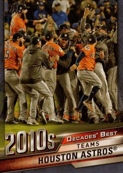 2020 Topps - Decades' Best Blue (Series One) #DB-84 Houston Astros Front