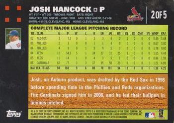 2007 Topps - Factory Set Bonus: St. Louis Cardinals #2 Josh Hancock Back