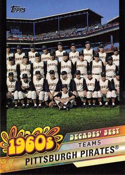 2020 Topps - Decades' Best Black (Series One) #DB-21 Pittsburgh Pirates Front