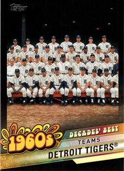 2020 Topps - Decades' Best Black (Series One) #DB-29 Detroit Tigers Front