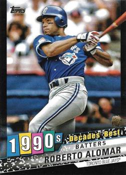 2020 Topps - Decades' Best Black (Series One) #DB-57 Roberto Alomar Front