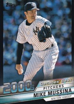 2020 Topps - Decades' Best Black (Series One) #DB-75 Mike Mussina Front