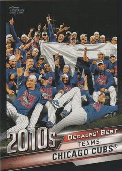 2020 Topps - Decades' Best Black (Series One) #DB-83 Chicago Cubs Front