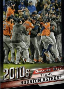 2020 Topps - Decades' Best Black (Series One) #DB-84 Houston Astros Front