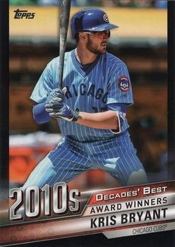 2020 Topps - Decades' Best Black (Series One) #DB-94 Kris Bryant Front