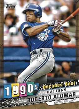 2020 Topps - Decades' Best Gold (Series One) #DB-57 Roberto Alomar Front