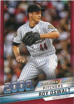 2020 Topps - Decades' Best Red (Series One) #DB-80 Roy Oswalt Front