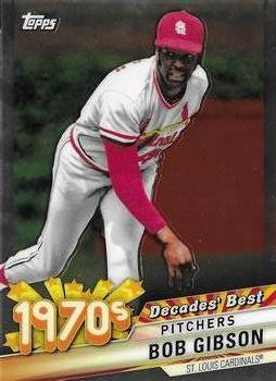 2020 Topps - Decades' Best Chrome (Series One) #DBC-31 Bob Gibson Front