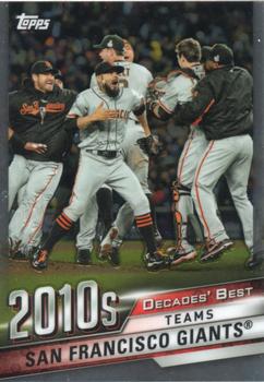 2020 Topps - Decades' Best Chrome (Series One) #DBC-87 San Francisco Giants Front