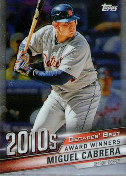 2020 Topps - Decades' Best Chrome (Series One) #DBC-91 Miguel Cabrera Front