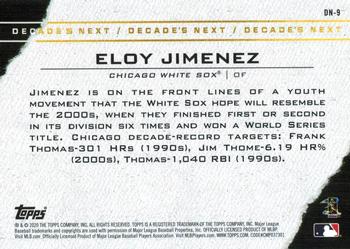 2020 Topps - Decade's Next #DN-9 Eloy Jimenez Back