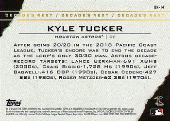2020 Topps - Decade's Next #DN-14 Kyle Tucker Back