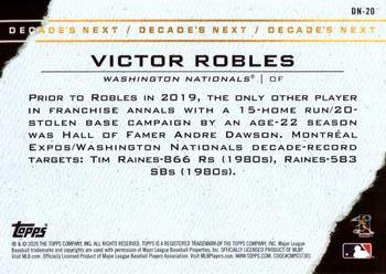 2020 Topps - Decade's Next Blue #DN-20 Victor Robles Back