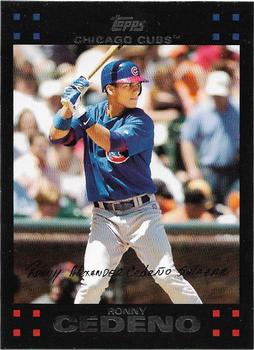 2007 Topps - Chicago Cubs #1 Ronny Cedeno Front