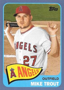 2020 Topps - Topps Choice Blue #TC-7 Mike Trout Front