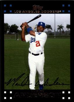 2007 Topps - Los Angeles Dodgers #4 Marlon Anderson Front