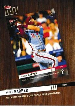 2020 Topps - Topps Now Review 2019 #TNR-8 Bryce Harper Front