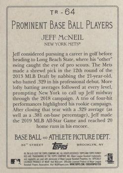2020 Topps - Turkey Red 2020 (Series 1) #TR-64 Jeff McNeil Back