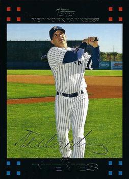 2007 Topps - New York Yankees #3 Wil Nieves Front