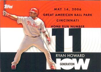 2007 Topps - Generation Now #GN11 Ryan Howard Front