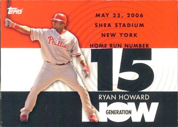 2007 Topps - Generation Now #GN15 Ryan Howard Front
