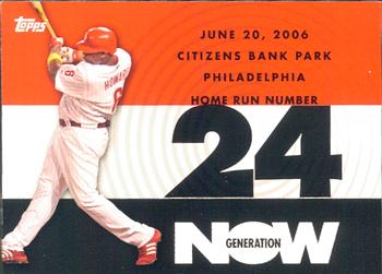 2007 Topps - Generation Now #GN24 Ryan Howard Front