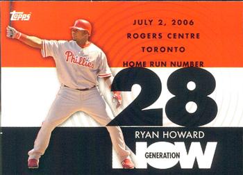 2007 Topps - Generation Now #GN28 Ryan Howard Front