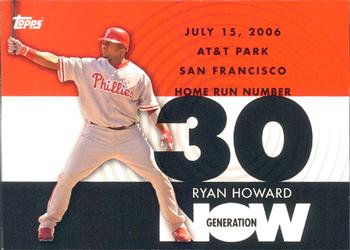 2007 Topps - Generation Now #GN30 Ryan Howard Front