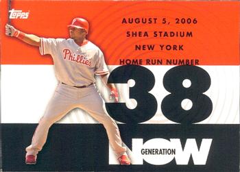 2007 Topps - Generation Now #GN38 Ryan Howard Front