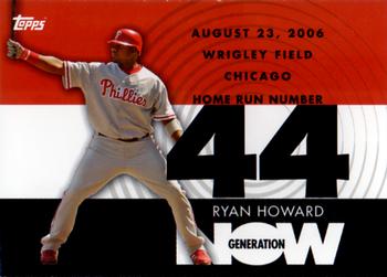 2007 Topps - Generation Now #GN44 Ryan Howard Front